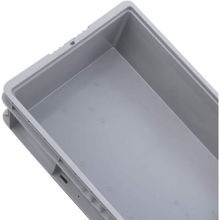 

SW4815080201000 Plastic Straight Wall Storage Container Tote (48-Inch x 15-Inch x 7-1/2-Inch) Light Gray