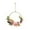 ?? Pink_Hot#968, variant on Artificial Rose Wreath | Simulation Flower Wall Hanging - Metal Frame - Pink Beige | Door Decoration, Home Bedroom Living Room Decor | 1 Pack | 13.77x7.87in | Easy Maintenance