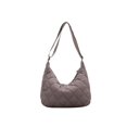 thumbnail image 3 of Bolsa bandolera de nailon para mujer bandolera acolchada de algodón de color liso JShteea  Para Estrenar, 3 of 8
