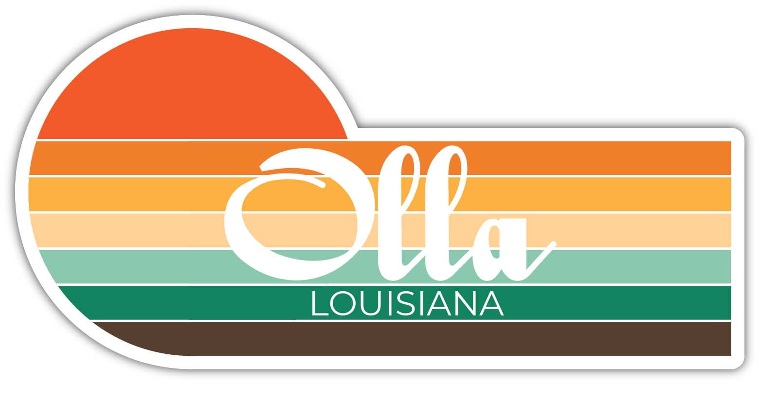 Olla Louisiana 407 x 2.25 Inch Fridge Retro Vintage Sunset City
