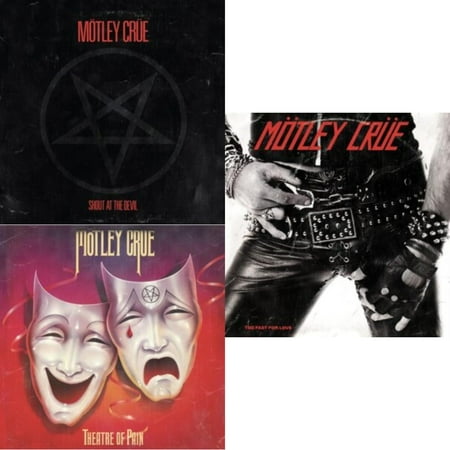 Shout At The Devil & Theatre Of Pain & Too Fast For Love [LP Vinyl Bundle]