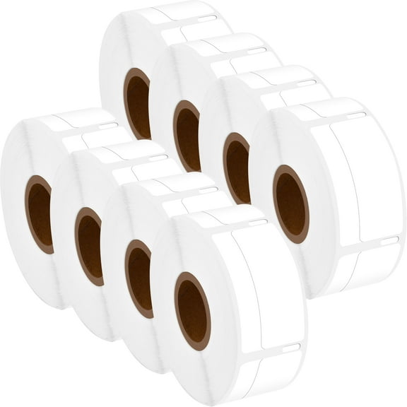 GREENCYCLE (8 Roll/ 500 Labels per Roll) Return Address Label Compatible for Dymo 30330 LabelWriter 3/4" x 2" (19mm x 51mm) Die-Cut Standard White Paper Shipping Mailing Direct Thermal Labels