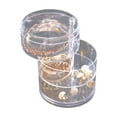 thumbnail image 2 of YAOMOBB Jewelry Organizer Tray Waterproof Jewelry Box with Transparent Layers 3 4 5 Rotating Earring and Necklace Organizer Daily Use Jewelry Storage Box, 2 of 5