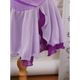 thumbnail image 7 of YONGHS Kids Girls Sleeveless Figure Ice Roller Skating Dress Sparkly Mesh Splice Ballet Leotard Tutu Dress Lavender 12, 7 of 7