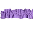 thumbnail image 2 of Solid Poplin Curtain Sleeve Topper Lavender, 2 of 2
