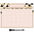 thumbnail image 2 of Autocollant Calendrier Mensuel Effaçable à Sec / Amovible & Réutilisable / Marqueur Magnétique à Pointe Fine Inclus (9 x 12 Pouces, Rose & Or), 2 of 15