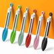 thumbnail image 2 of Typpkmm 7/9/ Silicone Kitchen Bbq Tongs Stainless Steel Locking Cooking Tongs with Silicone Tips Non 12inch, 2 of 7