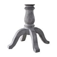 thumbnail image 3 of Bowery Hill Wood Weathered Gray Round Dining Table 47" x 30" Unassembled, 3 of 4