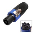 Nl4Fc 4 Pole Connector Plug Speaker Audio Cable Plug Adapter Female ...