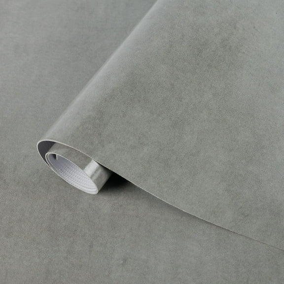 Vinyl Flooring Roll PVC Premium Dark Gray Waterproof PVC Material 3.28 Ft Width X 16.4 Ft Length Flooring Mat Tiles 1.4mm thickness covers 53.82 sq.ft.