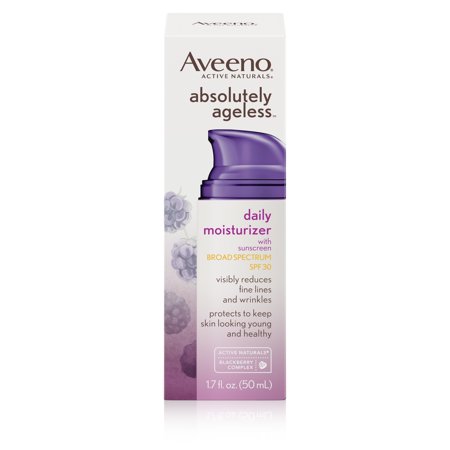Aveeno Absolutely Ageless Daily Moisturizer With Sunscreen Broad Spectrum Spf 30, 1.7 Fl. Oz - Walmart.com