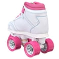 thumbnail image 4 of Chicago Girls' Quad Roller Skates White/Pink/Teal Sidewalk Skates, Size 1, 4 of 5