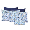 thumbnail image 3 of Luxior Collection 100% Cotton 6 Pcs Bed Sheets Set, 144TC, Deep Pocket upto 16" (1 Flat 1 Fitted 4 Pillowcases), 3 of 4