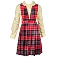 thumbnail image 3 of Cookie's Girls' Jumper (Sizes 2 - 6X) - red/navy/white *plaid #570*, 4 (Little Girls), 3 of 3