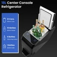 thumbnail image 4 of Car Refrigerator for Tesla Cybertruck, 18L Cybertruck Trunk Fridge with APP Control, DC 12/24V Cybertruck Freezer Compressor Electric Cooler for Outdoor Camping Road Trip, 4 of 7