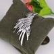 thumbnail image 5 of 3x Broche Vintage de águila Plateada con Diamantes de Imitación, Broches para Hombre Y Mujer, Accesorios 6 piezas, 5 of 8