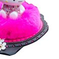 thumbnail image 4 of Figura decorativa de gato para coche, adorno Interior de Perfume con diamantes de imitación, decoración rosa y roja, 4 of 5