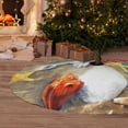 thumbnail image 6 of Lsque Seashell On The Beach Print Christmas Tree Skirt, Tree Skirt with Ties or Velcro, Perfect for Holiday Decorations, Halloween, and New Year-36", 6 of 7