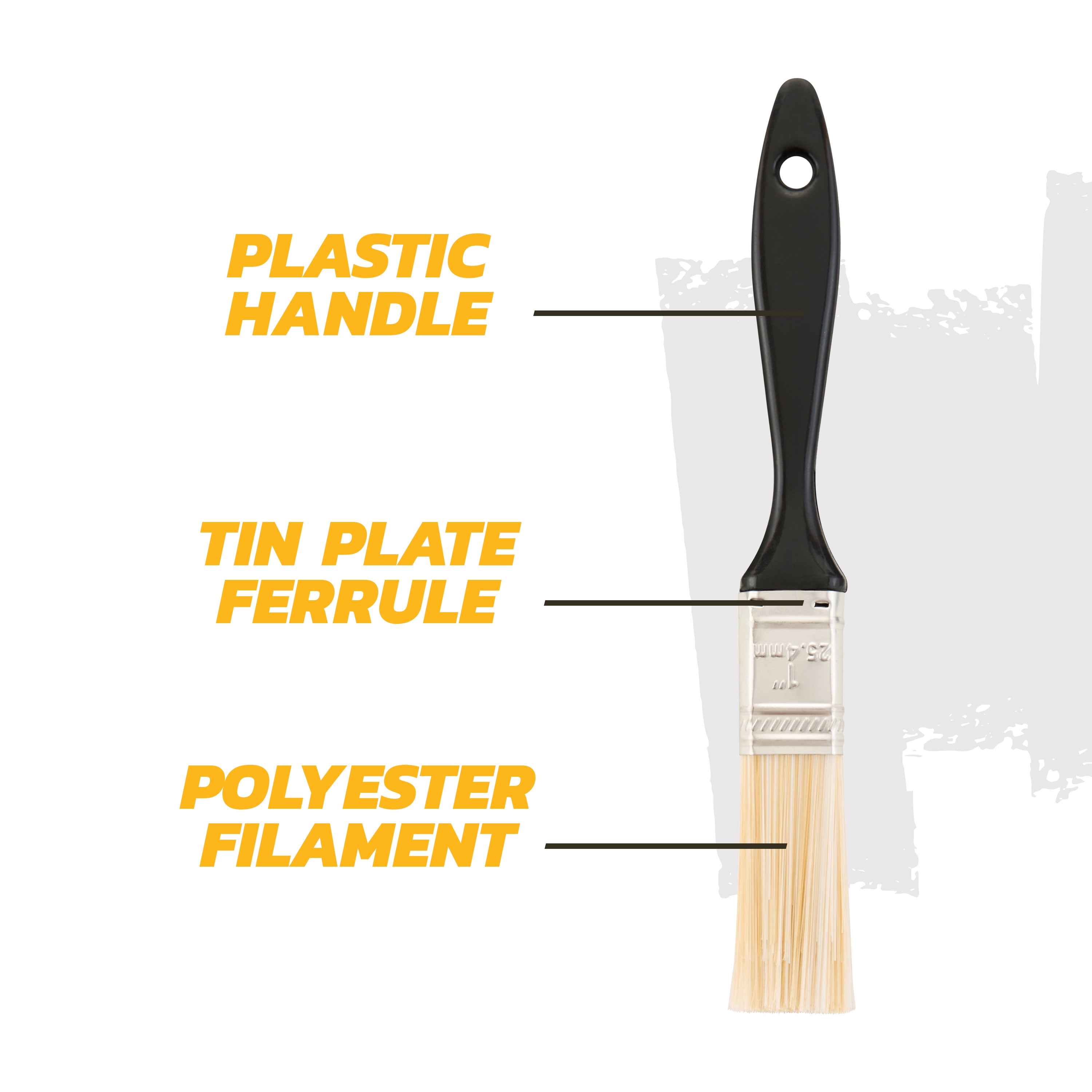 GOOD 1" Polyester Flat Brush