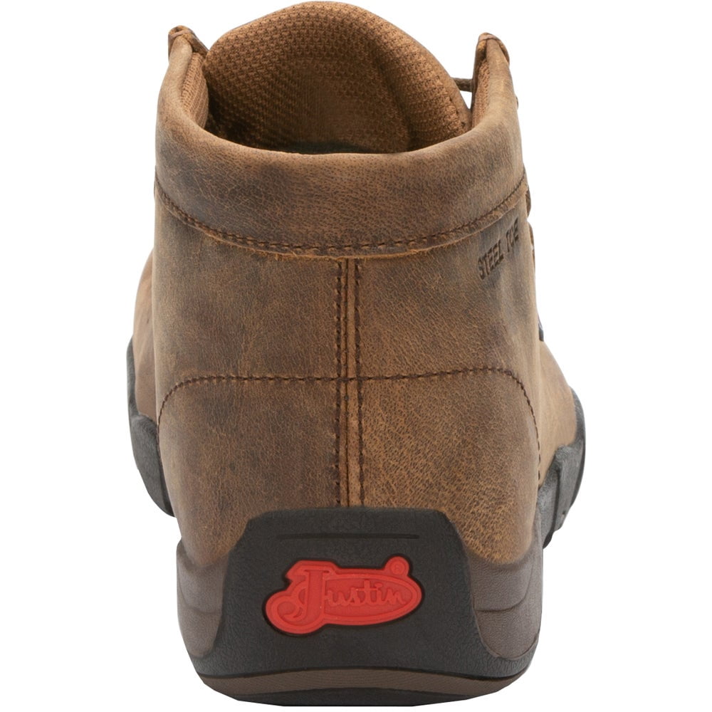 Justin Men\'s Cappie Electrical Hazard Driving Mocs - Steel Toe Size 8 Amazon.com | Justin Men main image 4