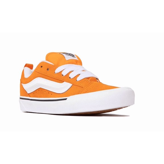 VANS FU KNU SKOOL UNISEX SNEAKERS - ORANGE - Neon Orange / Men 3.5 / Women 5 / Medium