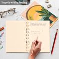 thumbnail image 4 of FORMRS 1-Subject Spiral Notebook 8" x 5" College Ruled 60 Refillable Sheet A5 Hard Cover, Boho Plants, 4 of 7