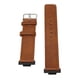 thumbnail image 2 of Correa de cuero para reloj inteligente, cómoda pulsera de repuesto para reloj FIT 2, color marrón, 2 of 8