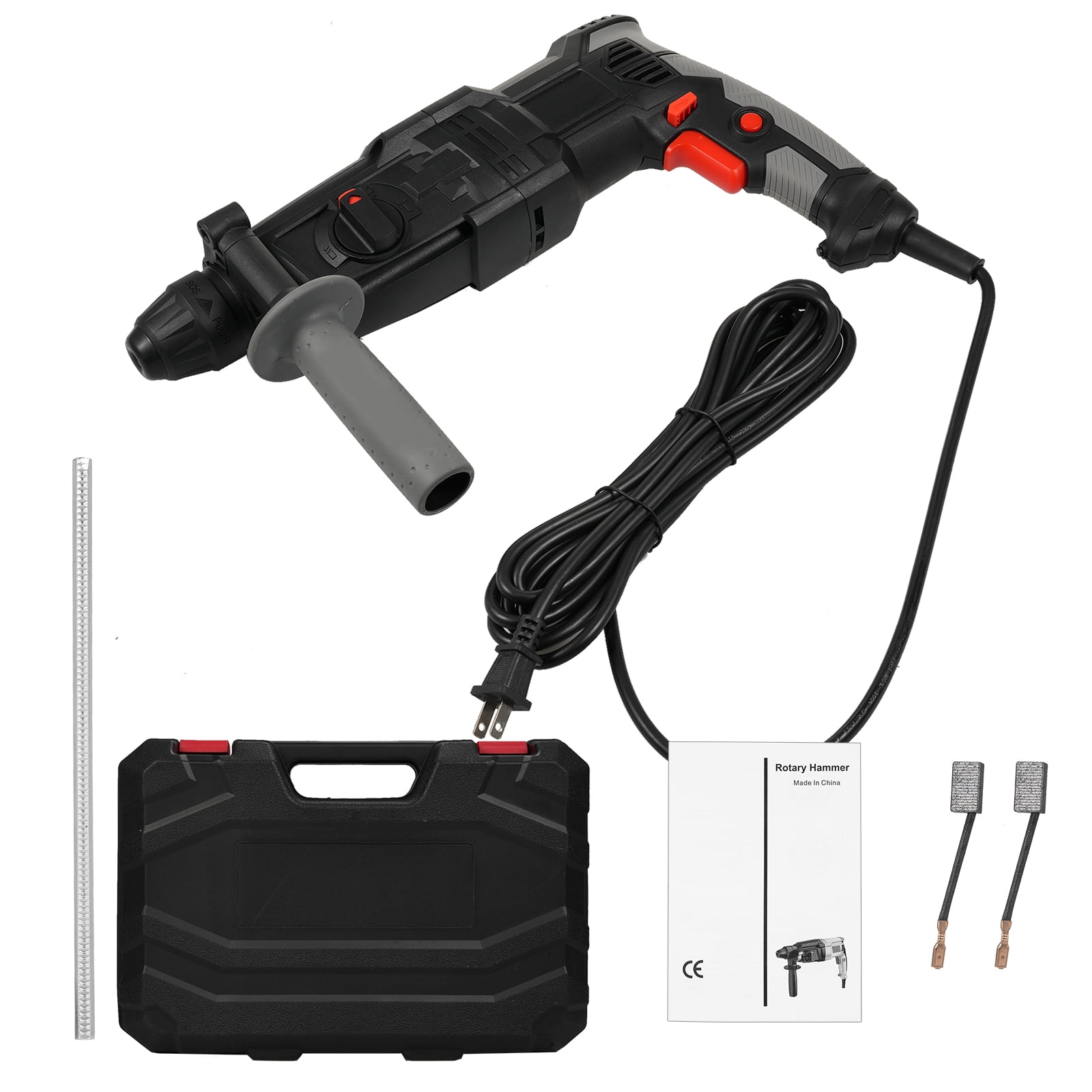 Electric Hammer And Safety Clutch Vibration And Safety Hammer Hammer Variable 800w Power Rotary Diy Tool With Vibration And Rotary Hammer Speeds Hammer With Hammer Drill Safety Clutch Hammer Cousopo W...
