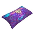 thumbnail image 3 of Kll Elephant In Tribal Style Pillow Covers Envelope Closure,Super Soft And Cozy Fuzzy Fleece Pillow Case Cover 16"X24", 3 of 9