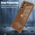 thumbnail image 3 of Compatible with Samsung Galaxy A13 Case Love Heart Plating Electroplate Luxury Elegant Case Camera Protector Soft TPU Shockproof Protective Corner Back Cover Galaxy A13 Case -Brown, 3 of 10