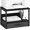 Black, variant on Desktop Printer Stand with Storage Drawer, Printer Riser for Desk