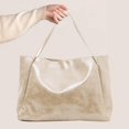 thumbnail image 6 of fenteer Women Shoulder Bag Casual Travel Shoulder Bag Handbag for Work Travel Street Beige, 6 of 8