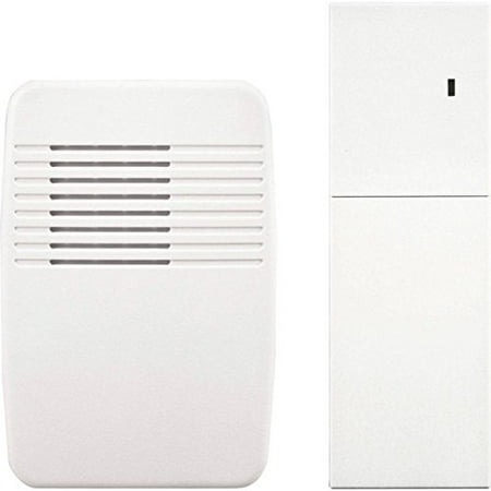Heath Zenith SL-7357 Wireless Plug-In Door Chime Extender, White, Activates Plug-In Chime when Existing Chime Sounds By HeathZenith