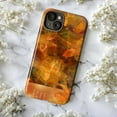 thumbnail image 5 of Vintage Autumn Leaves and Floral Pattern Phone Case, Warm Orange Fall Design with "One Day at a Time" Quote, Protective iPhone Cover for iPhone 16 15 14 13 12 11 Pro Max Mini, 5 of 6