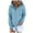 Light Blue, variant on Womens Workout Tops Winter Fall Loose Fit Hooded Long Sleeve Puff Cold Shoulder Hoody Solid Color Hoodie Cotton Sweatshirts Hoodies(Light Pink,XL)