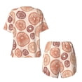 thumbnail image 5 of Picia Mushrooms2 Pajamas Sets for Women Soft Short-Sleeved Pjs with Lounge Shorts Two Piece Sleepwear-Medium, 5 of 9