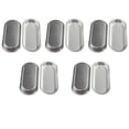 thumbnail image 3 of 8 PCS 4.1 Inch Muffin Tart Rings Double Tart Ring with 10 PCS Cake Mould Tin Long Shape Bread Hotdog Baking Mold, 3 of 10