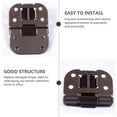 thumbnail image 4 of unbranded 2Pcs Silver Folding Hinges for Kitchen and Bathroom Doors 7x5.4cm, 4 of 5
