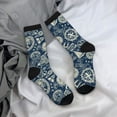 thumbnail image 5 of Haiem Nautical Style Pattern Crew Socks – Soft & Durable Moisture-wicking Socks, Stay-Up Fit for Business, Work, and Casual Wear Size 5-11, 5 of 6