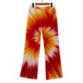 thumbnail image 4 of Endives Women's Pants Tie Dye Printed Casual Wide Leg Pants Fall Outfits for Women 2025, 4 of 7