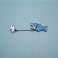 thumbnail image 1 of Cute Rabbit Shark Brooch Pin - Fun Animal Lapel Pin for Clothing, Scarves, Bags, and Jackets - Perfect Gift for Friends, 1 of 5