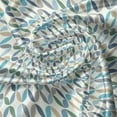 thumbnail image 5 of Ambesonne Modern Valance Pack of 2, Oval Point Stripes, 42"X12", Pale Blue Green, 5 of 5