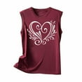 thumbnail image 3 of Womens Summer Tops Dressy White Tank Top Women Cotton Tunic Tops For Women For Leggings Sleeping T Shirts For Women Cotton Soft, 3 of 4