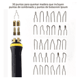 thumbnail image 2 of Kit Cautin Pirografo Electrico Adjustable 38pcs, 2 of 3