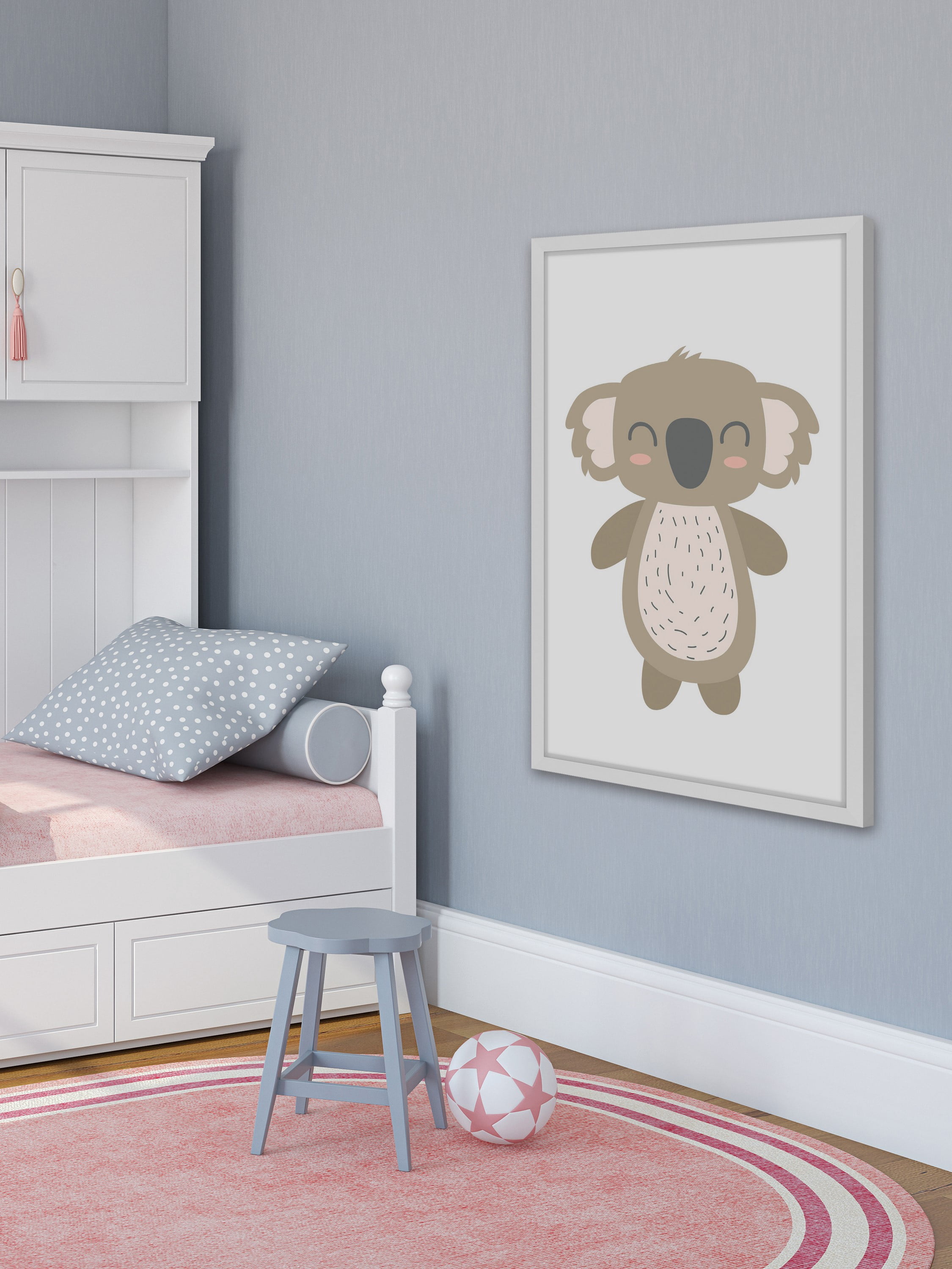 "Cheeky Koala" Framed Painting Print