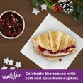 thumbnail image 3 of Vanity Fair Extra Absorbent Disposable Paper Napkins, White, 150 Count, 3 of 15