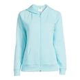 thumbnail image 4 of Athletic Works Women’s Full Zip Fleece Hooded Jacket, 4 of 5