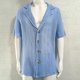 thumbnail image 1 of Camisa de punto hueca de verano para hombre, de color liso, ajustada, con solapa, de manga corta, ropa informal europea y americana para hombre, 1 of 6