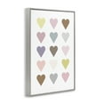 thumbnail image 4 of Stupell Industries Soft Pastel Hearts Abstract Painting Gray Framed Art Print Wall Art, 16 x 24, 4 of 10