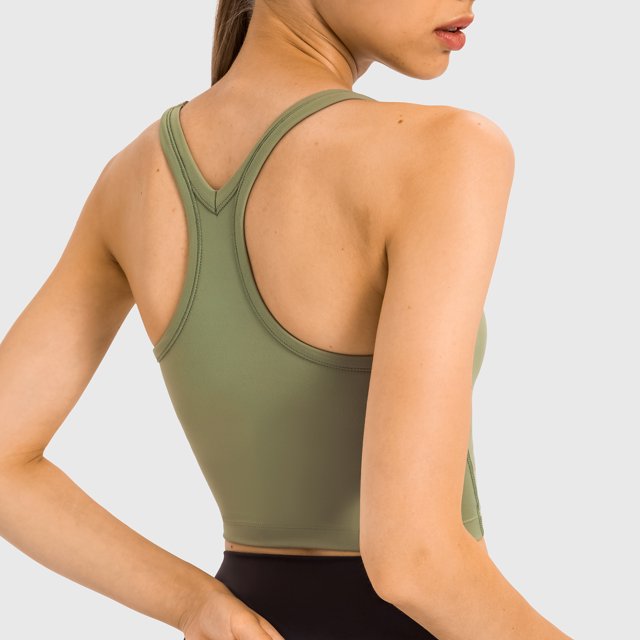 Padded Yoga Bra, U Neckline Nylon Polyurethane Shockproof Sports Bra Athletic Chest Pad For Running ANGGREK Otros